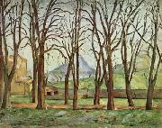 Paul Cezanne, Chestnut Trees at the jas de Bouffan